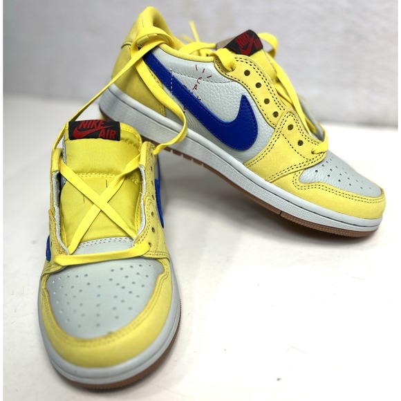 Nike Travis Scott x Air Jordan 1 Retro OG SP Low Canary W...